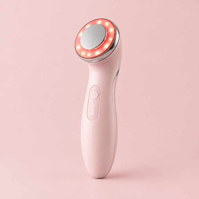 Šildantis 3 viename LED „Gua Sha“ veido masažuoklis